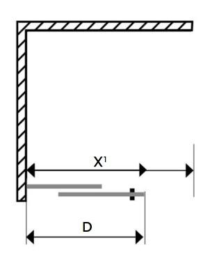 Str&oslash;mberg Faro 12 walk-in brusev&aelig;g m/skyded&oslash;r 800mm - Klart glas/gunmetal