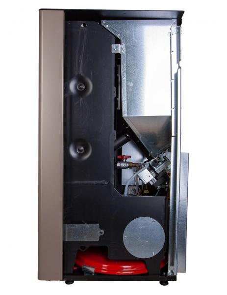 Langå Luisa træpilleovn - Sort - Til vand og varme Langå Luisa træpilleovn - Sort - Til vand og varme