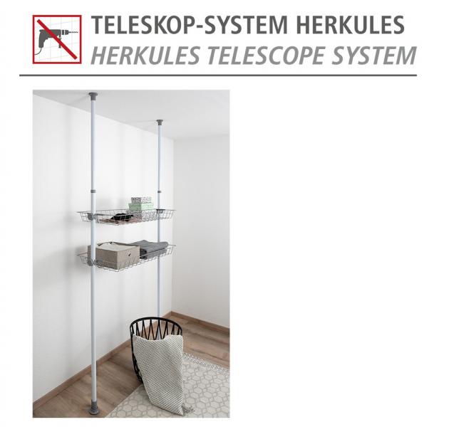 Wenko Hercules tr&aring;dhylder 94 cm - 2 stk - Gr&aring;