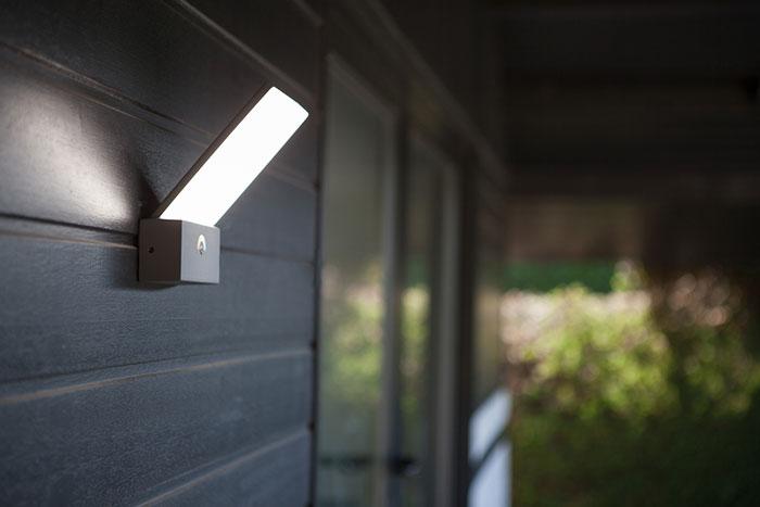 Lutec Architectural Pano udend&oslash;rslampe til v&aelig;g