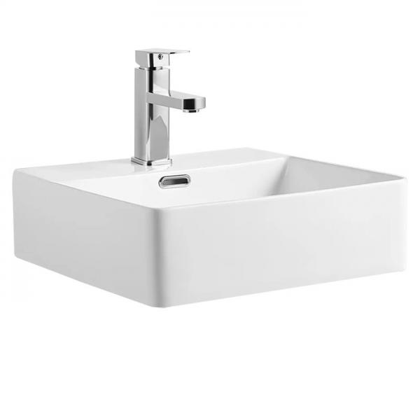 Lavabo Boxo 42 h&aring;ndvask t/v&aelig;g eller bord - 1 hanehul