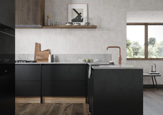 Damixa Silhouet k&oslash;kkenarmatur - B&oslash;rstet kobber