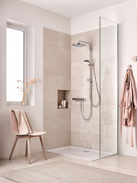 Grohe Precision Trend brusetermostat m/termostat - Krom Grohe Precision Trend brusetermostat m/termostat - Krom