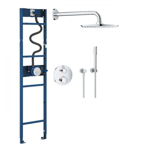 Grohe Grohtherm 310 komplet brusesystem m/Shower Frame - Krom Grohe Grohtherm 310 komplet brusesystem m/Shower Frame - Krom