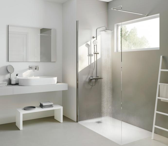 Ideal Standard Idealrain T100 komplet brusesystem &Oslash;200 - Krom