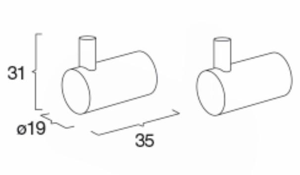 Pressalit tilbeh&oslash;rspakke til bad - B&oslash;rstet messing