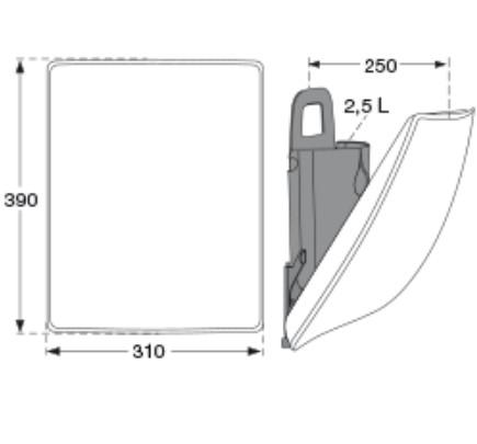 Pressalit v&aelig;gspand og Sway Norden toilets&aelig;de m/Soft Close og Lift-Off