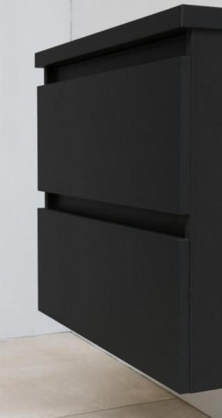 Sanibell Online 60 m&oslash;belpakke - Mat sort - Flatpack