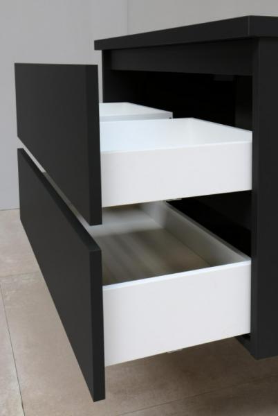 Sanibell Online 80 m&oslash;belpakke  - Mat sort - Flatpack