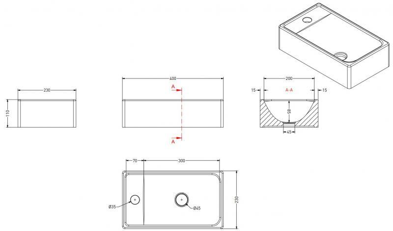 Sanibell Proline 40 mini m&oslash;bels&aelig;t m/lameller og l&aring;ge - Terra eg