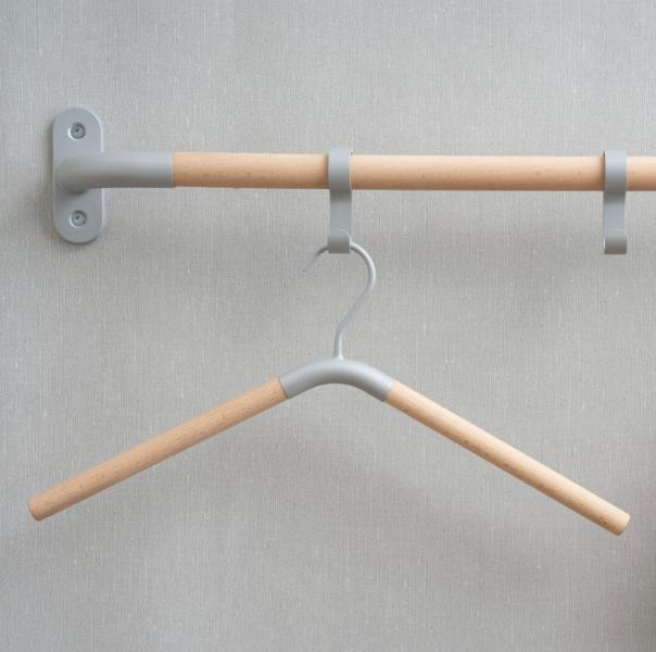 Beslagsboden b&oslash;jle 2 stk - Tr&aelig;/mat gr&aring;