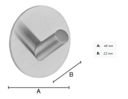 Beslagsboden selvkl&aelig;bende tilbeh&oslash;rspakke - Krom