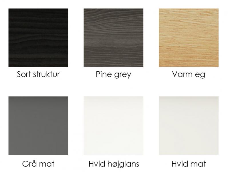 Dansani Mido+ m&oslash;bels&aelig;t 50 m/Amber mini h&aring;ndvask - Hvid mat