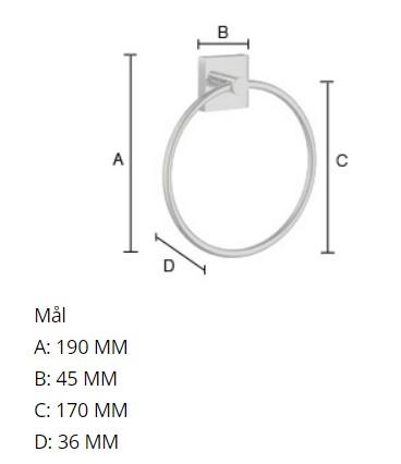 Smedbo House tilbeh&oslash;rspakke 2 - Mat sort