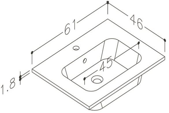 Str&oslash;mberg Wood 60 m&oslash;belpakke - Mat hvid