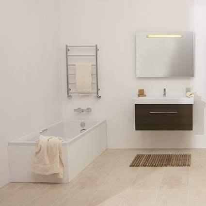 Strømberg Nilo håndklædetørrer til kombidrift - 50x78 cm - krom Strømberg Nilo håndklædetørrer til kombidrift - 50x78 cm - krom