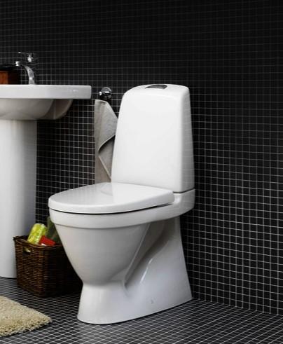 Gustavsberg Nautic toilet 5500L m/skjult S-l&aring;s