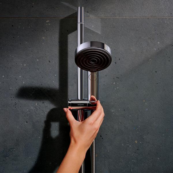 hansgrohe Pulsify Select S komplet brusesystem 105 3jet m/Ecostat Element - Krom