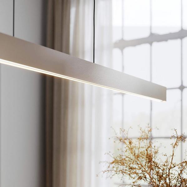 Cassøe Linea lineær pendellampe 150 cm - Mat bronze Cassøe Linea lineær pendellampe 150 cm - Mat bronze