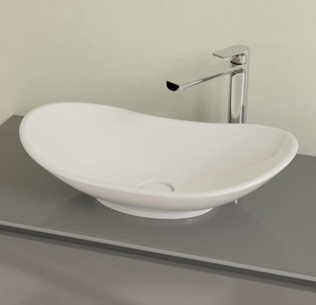 V&B My Nature 61 fritst&aring;ende bowlevask - Uden overl&oslash;b - Ceramic+