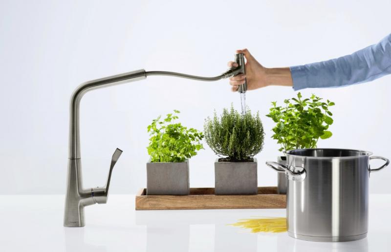 Hansgrohe Metris Select 320 køkkenarmatur m/udtræk - Krom Hansgrohe Metris Select 320 køkkenarmatur m/udtræk - Krom