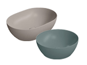 Farvet toilet & h�ndvask