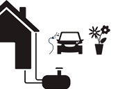 Regnvandsanl�g til have